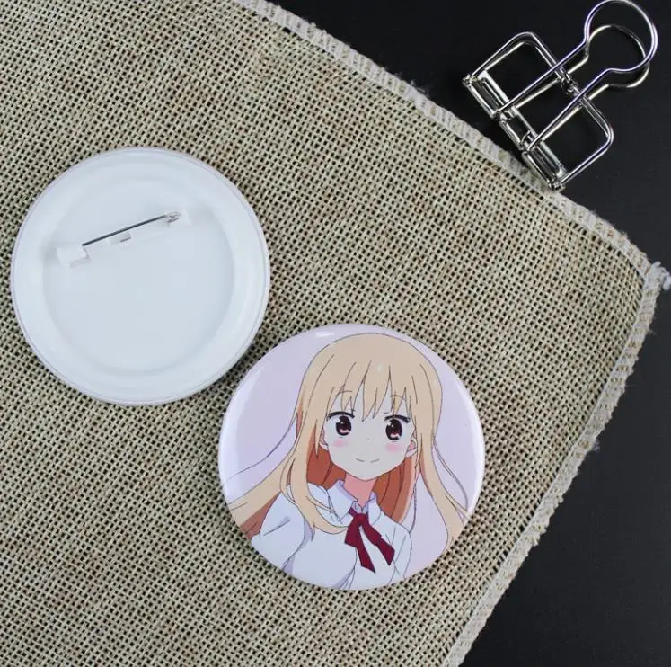 1 шт. креативные Мультяшные аниме Himouto Umaru chan значки модные на рюкзак булавка брошь