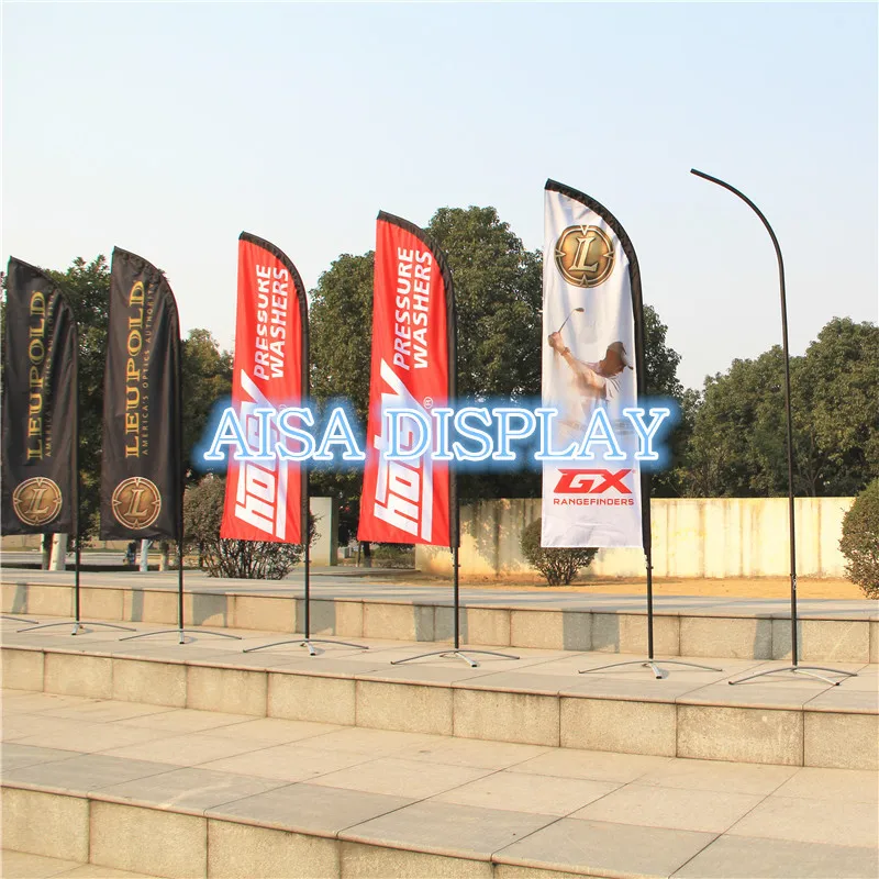 free shipping swooper flag pole fabric custom flagin Flags, Banners