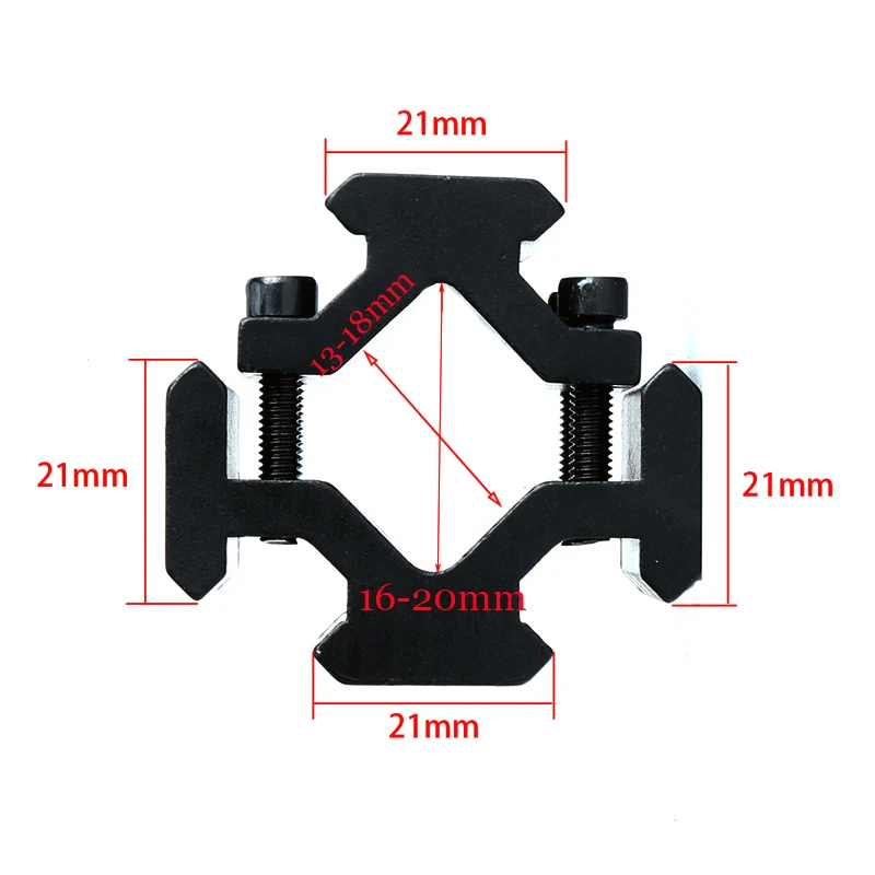 الصيد Bipod بندقية نطاق برميل تصاعد التبعي جبل بنادق Picatinny السكك الحديدية 3 فتحة 4 رباعية القضبان