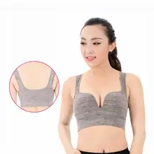 Для женщин спортивный бюстгальтер Гимнастерка для занятий йогой и фитнесом стрейчевое нижнее белье пуш-ап бюстгальтеры с набивкой Sujetador Депортиво
