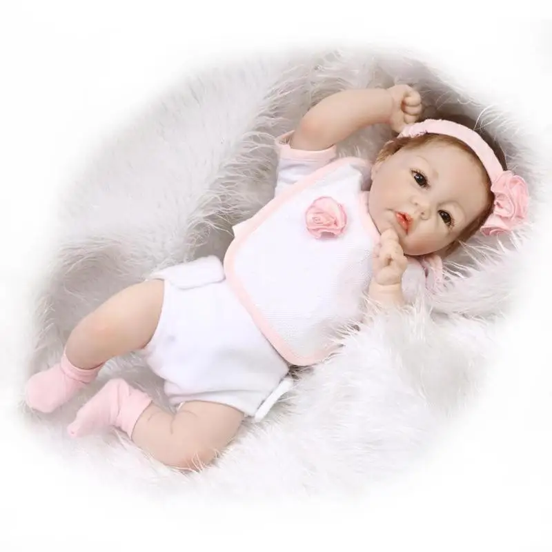 

NPK Soft Silicone Simulation Reborn Baby Emulated Doll Kids Playmate Gift