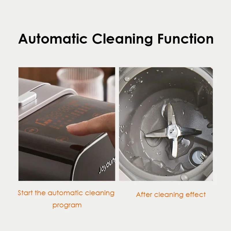 Joyoung K1 K61 Unmanned SoyMilk Maker Smart Touch Automatic Cleaning Soymilk Machine  Home Office Coffee Maker Blender Mixer