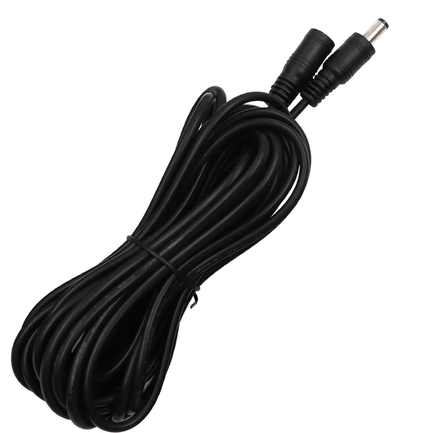 JZK 3m 12V 5.5 Mm X 2.1 Mm DC Prolunga Alimentazione Cavo, Cavo Adattatore Alimentazione Femmina A Maschio 2.1 Mm X 5.5 Mm Per PSU, Telecamera Sicurezza CCTV, Striscia LED, Router - Foto 6