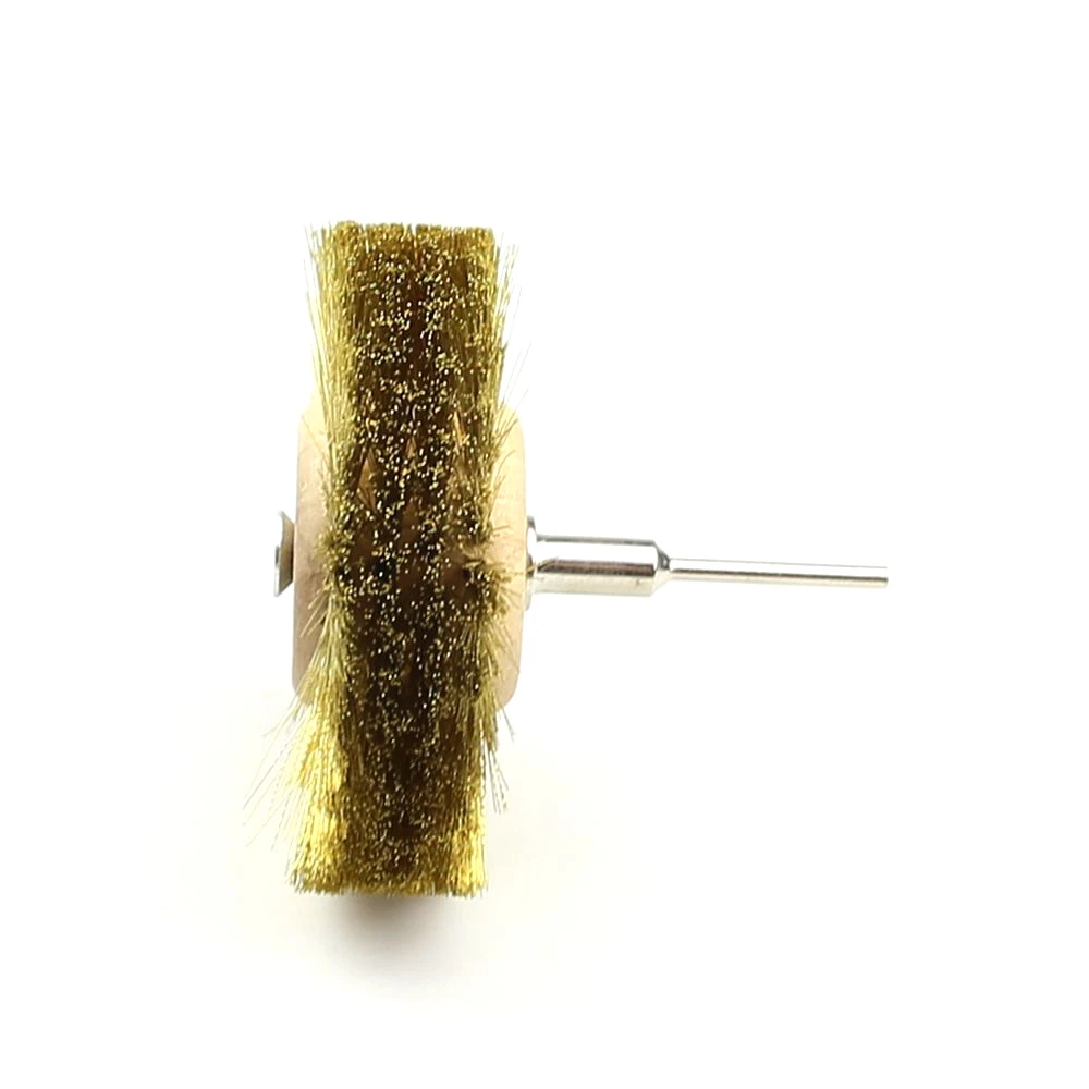 Dremel Clean Brush for Wooden Metal Jewelry Jade Crafts 3mm Shaft Mounted Polishing Wheel Brush