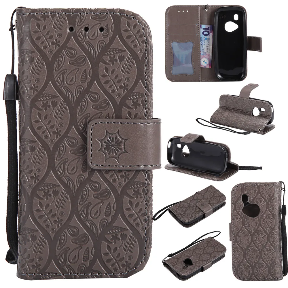 

3D Embossed Rattan Flowers Flip Case For Nokia 3310 PU Leather Silicone Luxury Wallet Holster Cover For Nokia 3310 2017 Case
