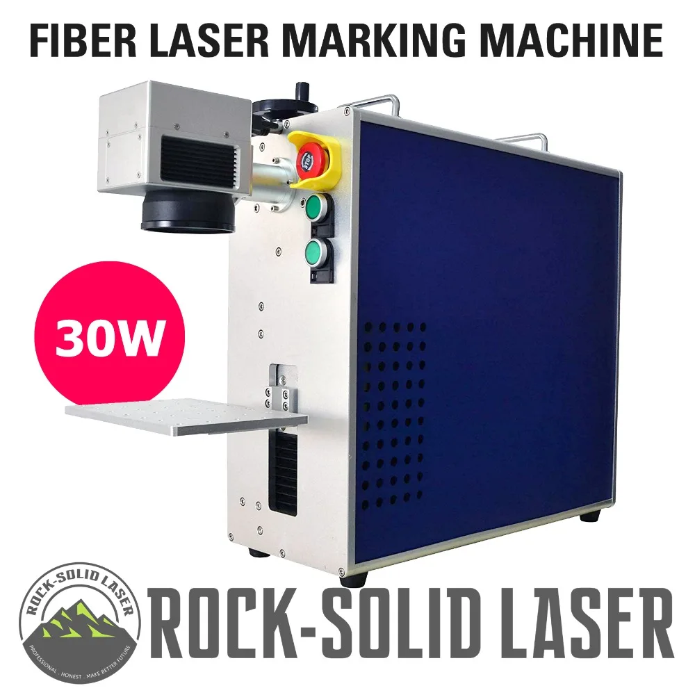 

30W Fiber Laser Marking Machine Laser Marker with Lifting Worktable Engraving Machine Engraver For Metal and Plastic Wholesale
