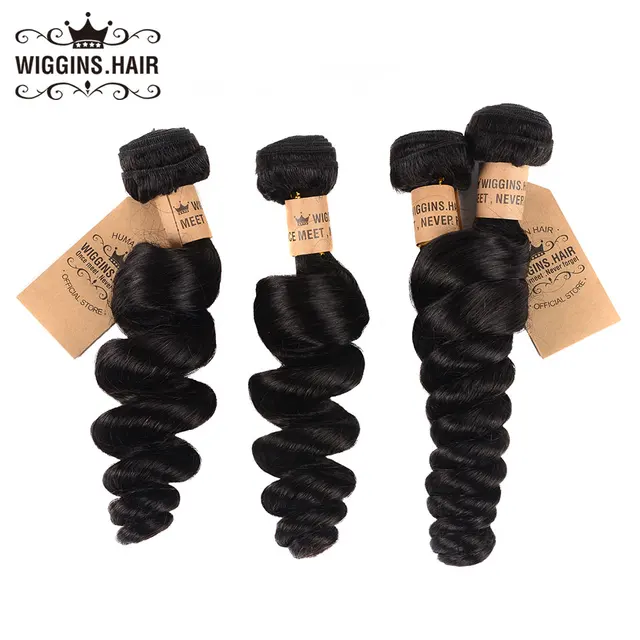 Wiggins-extensiones de cabello humano mechones de pelo ondulado suelto, 3 mechones, Color Natural, 10, 12, 14, 16, 18, 20, 22, 24 y 26 pulgadas, cabello Remy Wiggins-extensiones de cabello humano mechones de pelo ondulado suelto, 3 mechones, Color Natural, 10, 12, 14, 16, 18, 20, 22, 24 y 26 pulgadas, cabello Remy