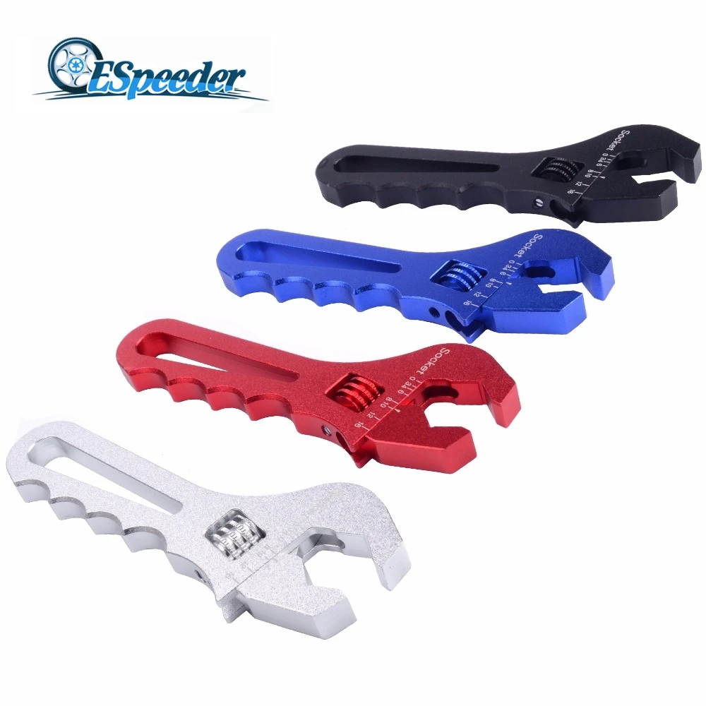 ESPEEDER AN 3 4 6 8 10 12 16 Adjustable Aluminum Wrench Fitting Tools  Spanner