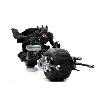 

SuperHeroes The Dark Knight Bat-man batcycle Batmobile 338Pcs Building Blocks education toys for Kids gifts Compatible With Toys