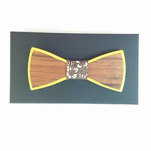 Мужские галстуки, дизайн, ручная работа, Annatto, деревянный галстук-бабочка, вечерние галстуки для мужчин, деревянные бабочки