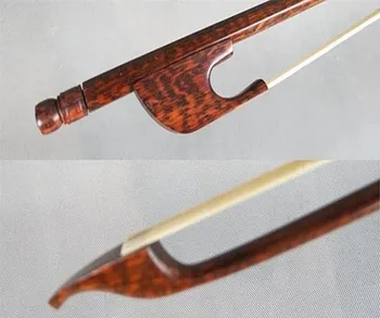 

Baroque style balance Professional lengthening snakewood violin bow #5807