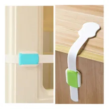 30 шт./лот Детская безопасность замок шкафа ремень ребенка замок безопасности ребенка защиты детей шкаф безопасность блокировка ребенок доказательство блокатор