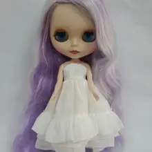 Blyth кукла с матовым лицом, красочные волосы