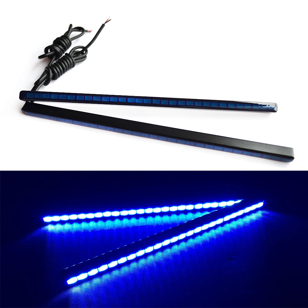 2Pcs/Set FreeShipping Waterproof DRL Blue Led Daytime Running Light