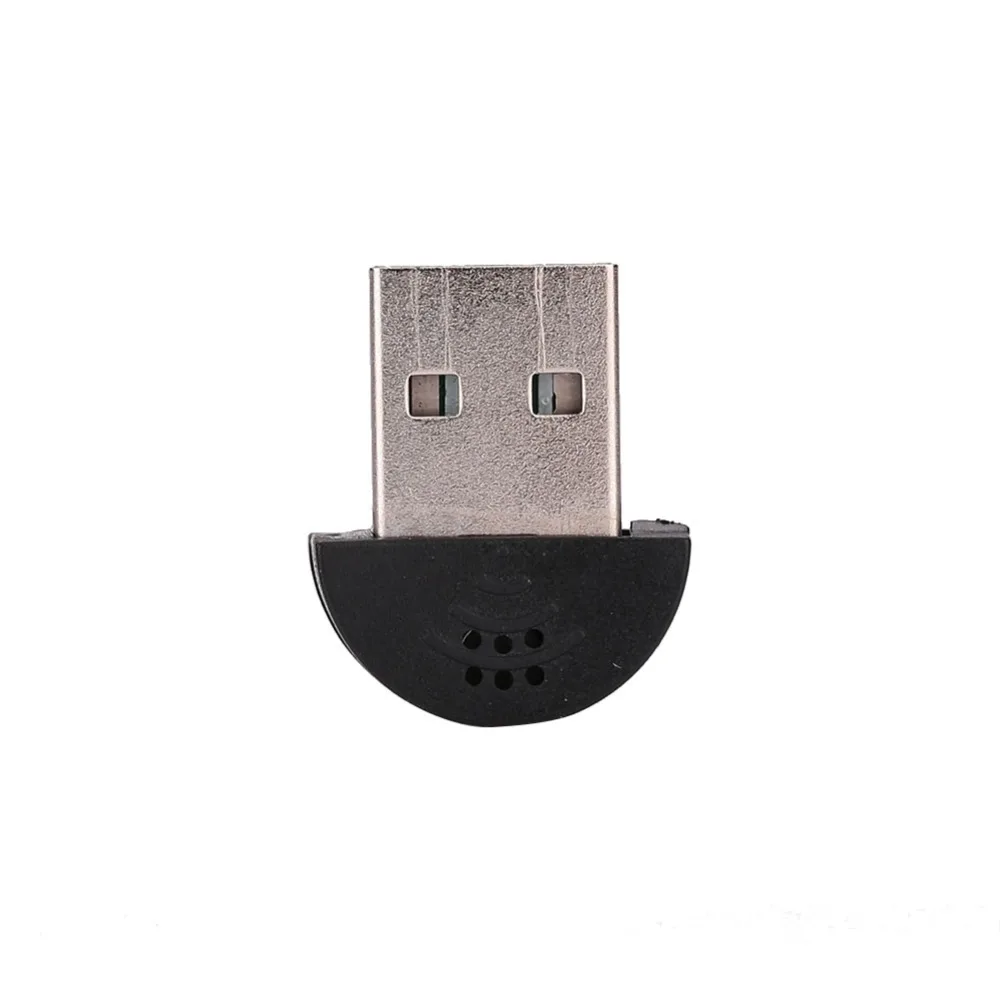 

USB Plug Mini Microphone Studio Speech Voice MIC Recording Audio Adapter For PC Laptop