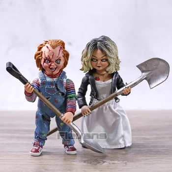 

NECA Bride of Chucky Ultimate Chucky & Tiffany PVC Action Figure Collectible Model Toy Horror Halloween Gift