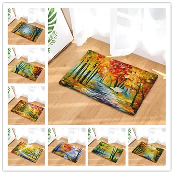 

Oil painting works front of the carpet at the door of the carpet 40x6050x80cm