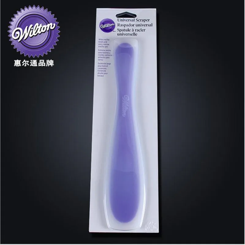  Wilton bakeware / silicone scraper purple / integrally spatula