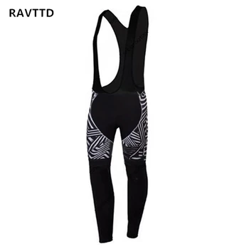 

2018 Winter Fleece Men Women Padded Cycling Long Bicycle Bib Pants High-Quality Bike Tights Mtb Ropa Pantalon Ciclismo Invierno