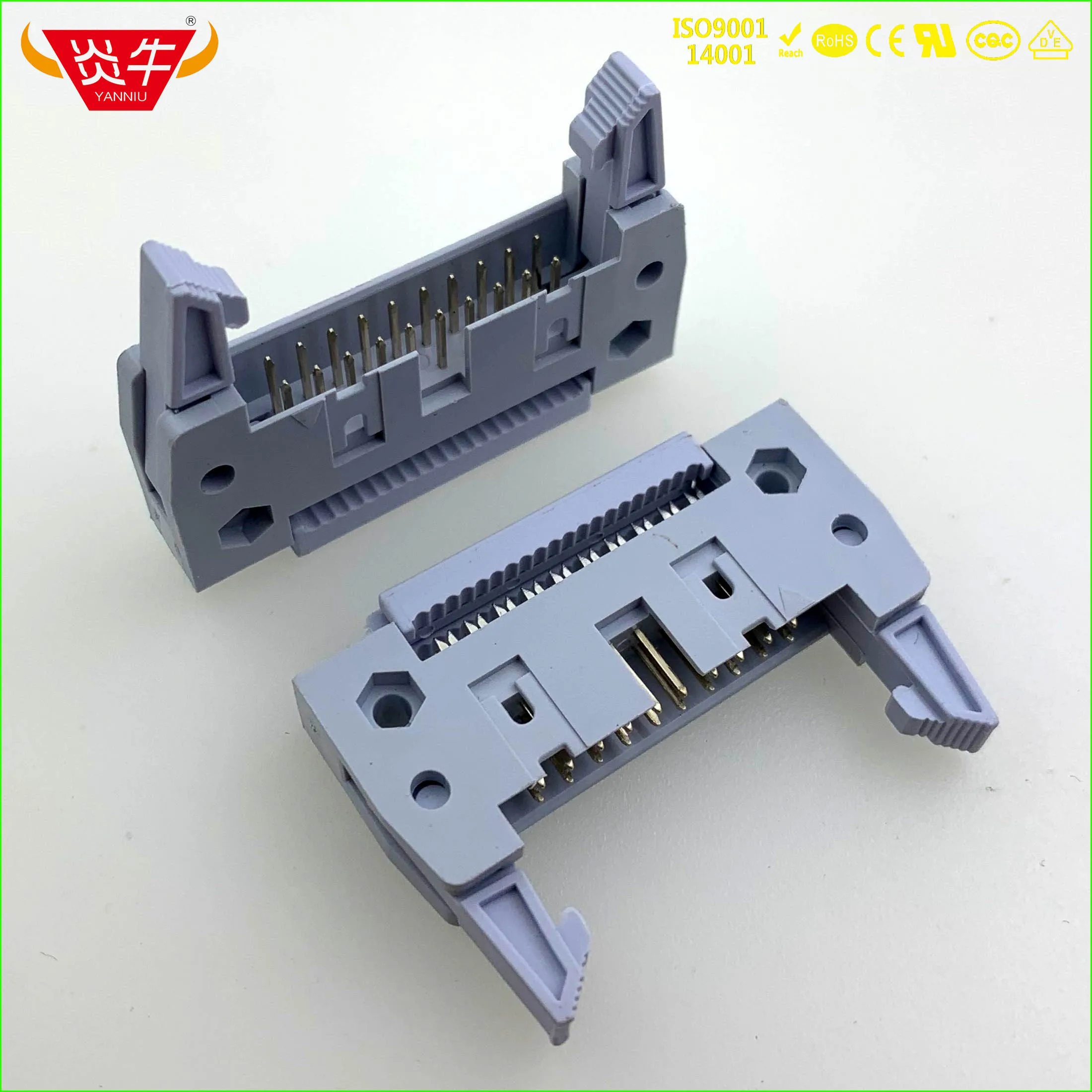 Friso Linha Linha Caixa do Soquete 2.54 Milímetros Pitch Ejetor Header Conector Dc2-didc20p 10p 20pin Parte de Contato o Ouro-banhado
