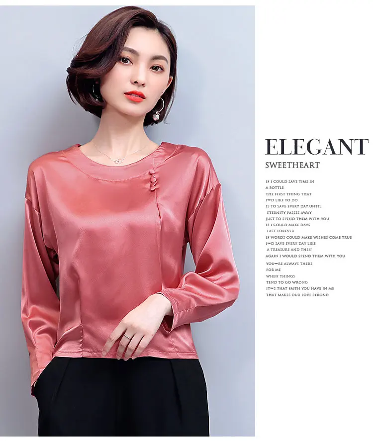 7 Colors New Winter Autumn Slik Blouse Women 2019 Long Sleeve Plus Size Shirts Femme Tops Fashion Casual Chiffon Blusas Mujer (13)