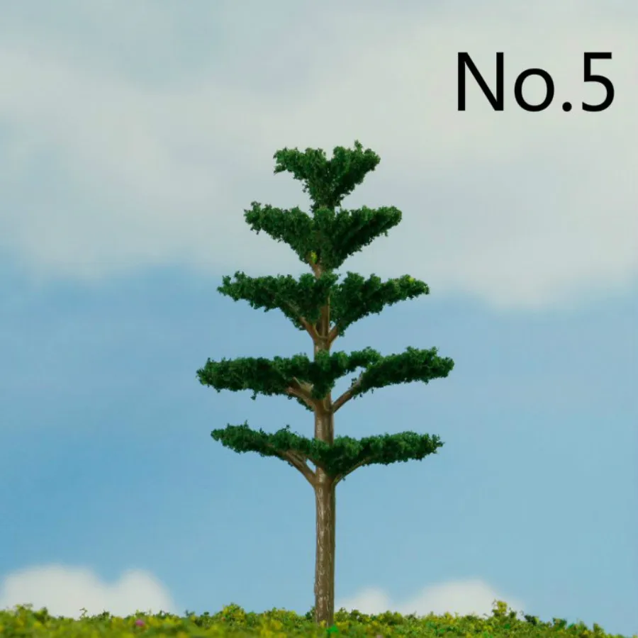 200PcsLot 1500 Scale Mini Plastic Model Trees Train Railroad Scenery for House Classroom Park Layout Scene Kids Toy (15)