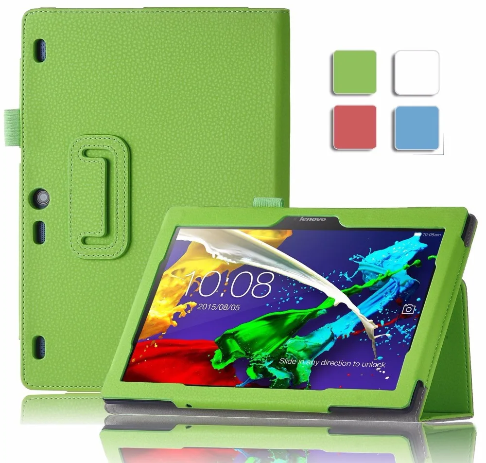 Чехол для Lenovo Tab 2 A10-30 X30 Smart Flip PU кожаный чехол X30F планшета + стилус | Компьютеры и