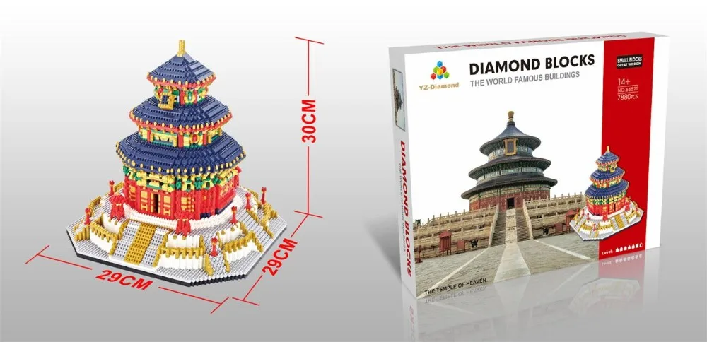 YZ Mini blocks Temple of Heaven 66525