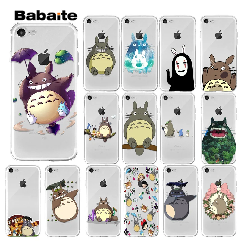 Babaite Bonito Totoro аниме Ghibli Миядзаки чехол для телефона Apple iPhone7 8 6 6S Plus X XS MAX 5 5S SE XR