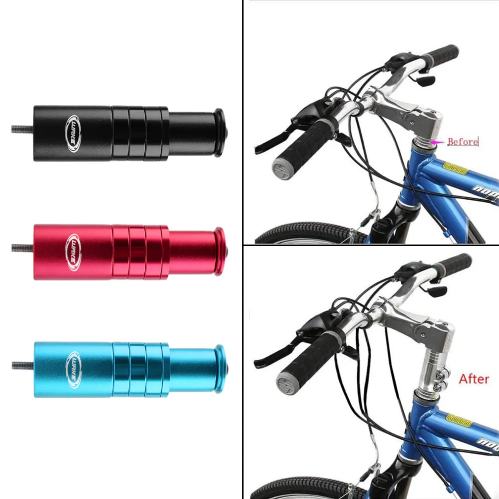 

New MTB Bicycle Mountain Bike Handlebar Fork Stem Riser Rise Up Extender Extension Heads Up Adaptor Durable Hot Sale