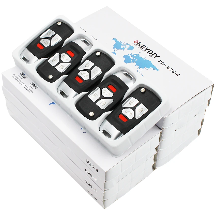 Keydiy 4 кнопки B26-3+ 1 B26-4 Стиль универсальный пульт дистанционного управления Управление Key b-серия для KD900 KD900+, URG200 KD-X2