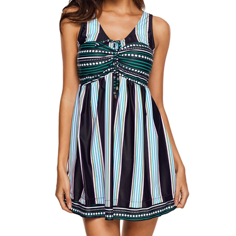 tummy control swimsuit dress