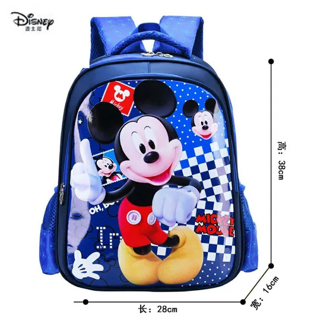 Рюкзак Дисней из мультфильма «Холодное сердце» с Микки Маусом, сумка для начальной школы, детский рюкзак с мультипликационным принтом на плечи, дышащий рюкзак - Цвет: 6