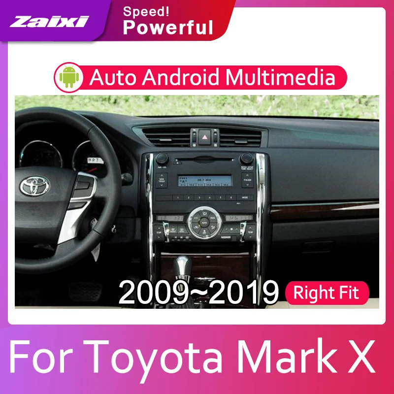 ZaiXi автомобильная система Android 1080P ips ЖК-экран для Toyota Mark X 2009~ автомобильный Радио плеер gps Навигация BT WiFi AUX