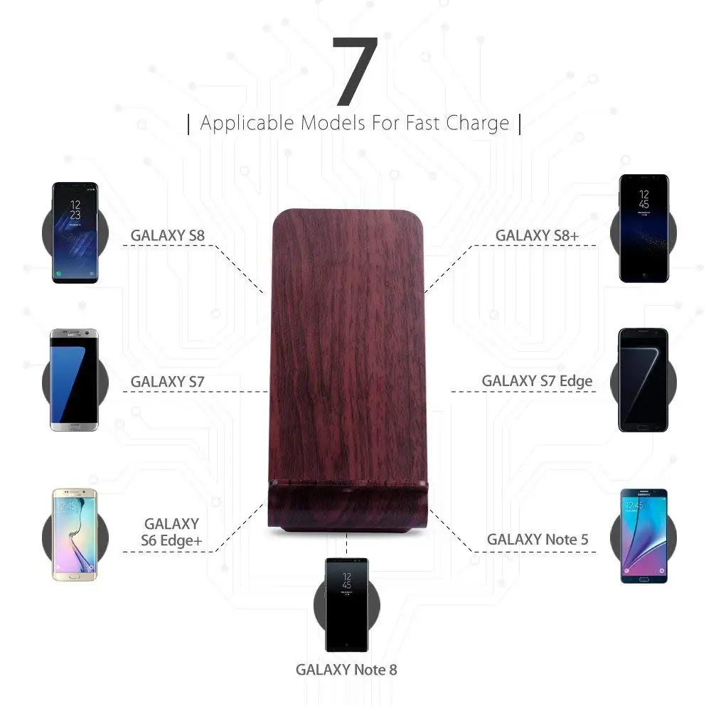 Universal fast Qi Wireless Charger Charging Stand (15)