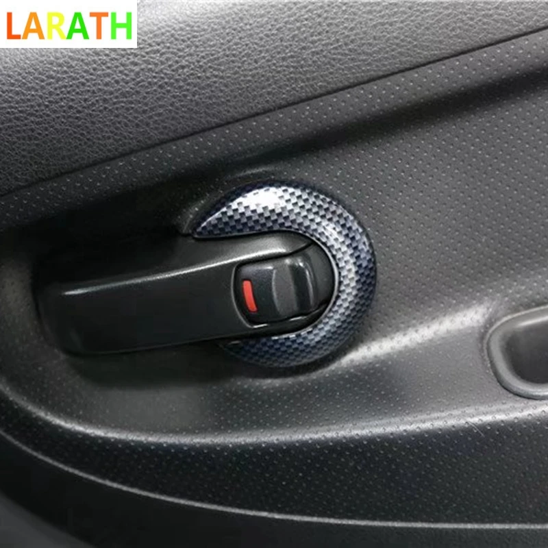 Для Nissan nv200 2010 2011 красное дерево углеродное волокно внутренняя дверная ручка
