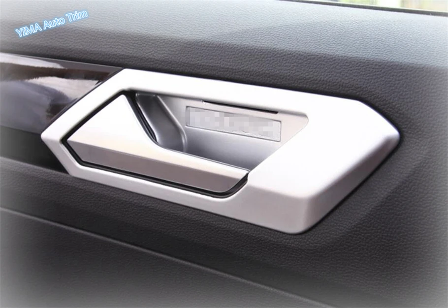 Lapetus Авто Стайлинг внутренняя дверная ручка чаша крышка отделка 4 шт для Volkswagen T Roc