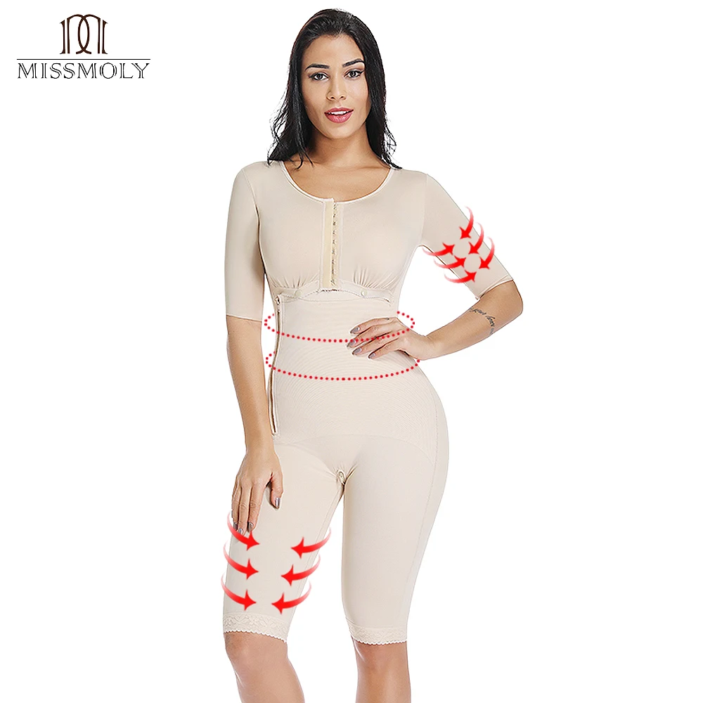 Slimming Bodysuit Body Shaper Post Surgery Seamless Fajas Compression
