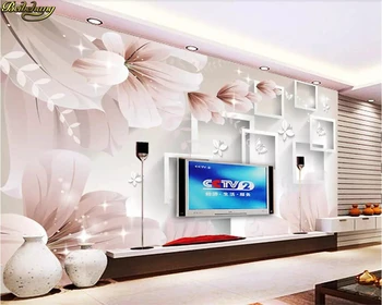 beibehang Custom photo wallpaper mural dream flower 3D stereo box TV background wall papers home decor papel de parede infantil dream box