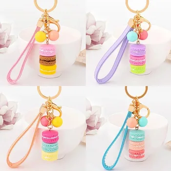 

free shipping 12pcs/lot resin colorful cookie keychain handbag purse hanger favors and gifts for bridal showers birthday party