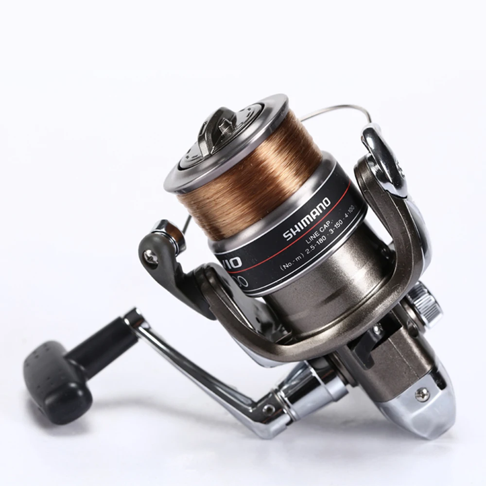 Оригинальная спиннинговая Рыболовная катушка SHIMANO ALIVIO 1+ 1BB с оригинальной нейлоновой рыболовной леской AR-C катушка жесткая Рыболовная катушка