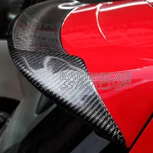 O стиль задний спойлер на крыше из настоящего углеродного волокна верхнее крыло губы для VW Golf 6 VI MK6 R20 GTI V029