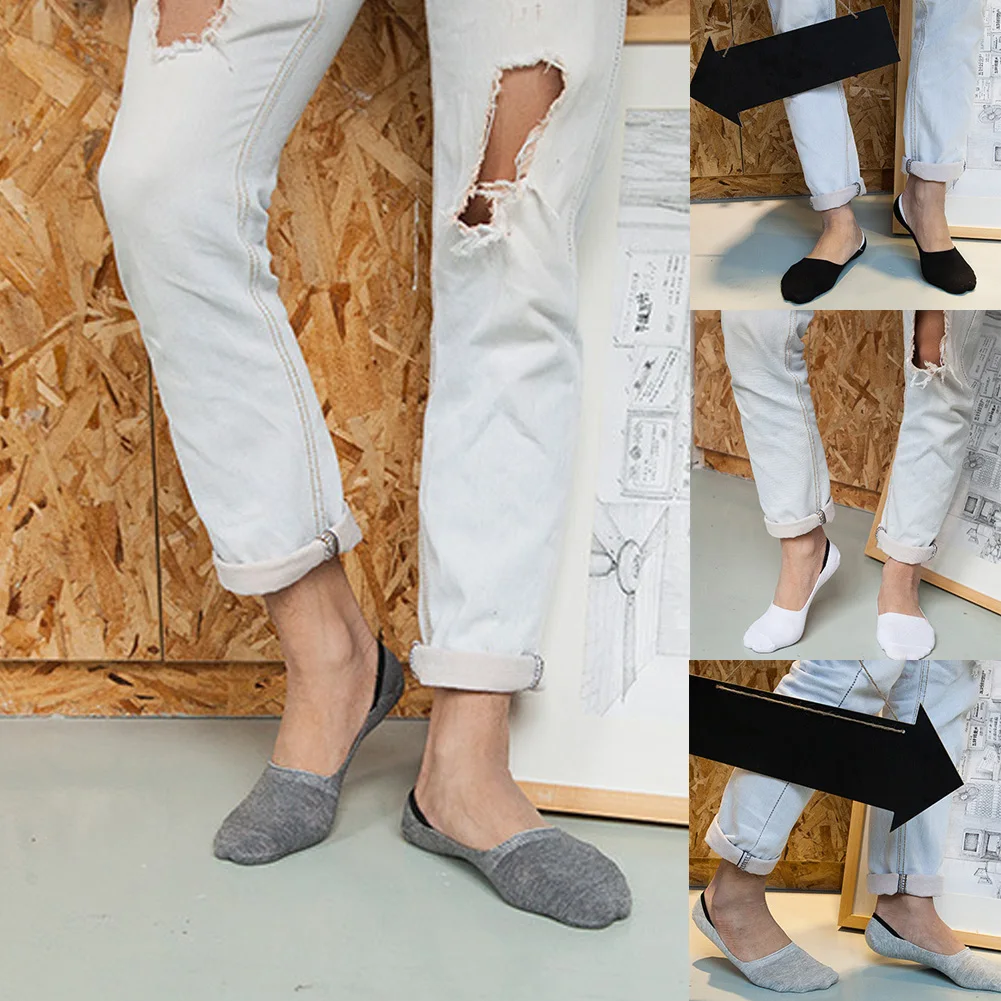 

2019 New Cotton Women Invisible Socks Women Sock Slippers Silicone Soft Breathable Sweat absorpt Anti-skid Solid Summer Socks