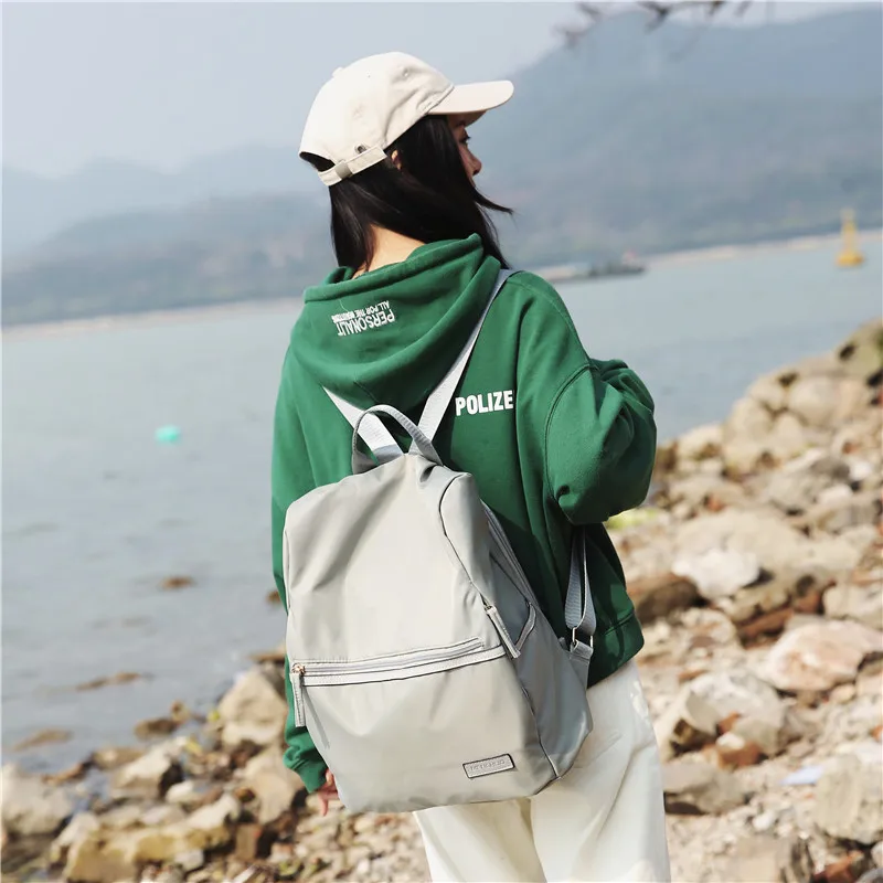 Menghuo 2019 Casual Nylon Backpack Women High Capacity School Backpack for Teenager Girls Ladies Travel Backpacks Mochilas Bolsa (52)