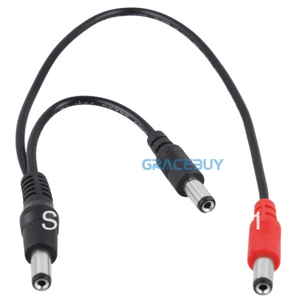 2.1mm Y Effect Power Supply Cord Real Isolated Electric Guitar Power Cable Polarity Reversed