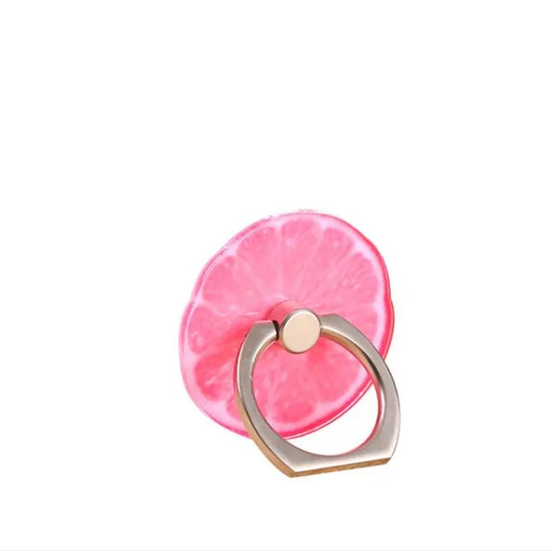 UVR lovely fruit rotate 360 degrees Finger Ring all Mobile Phone Stand Holder anti-theft drop for iphone 6 samsung xiaomi