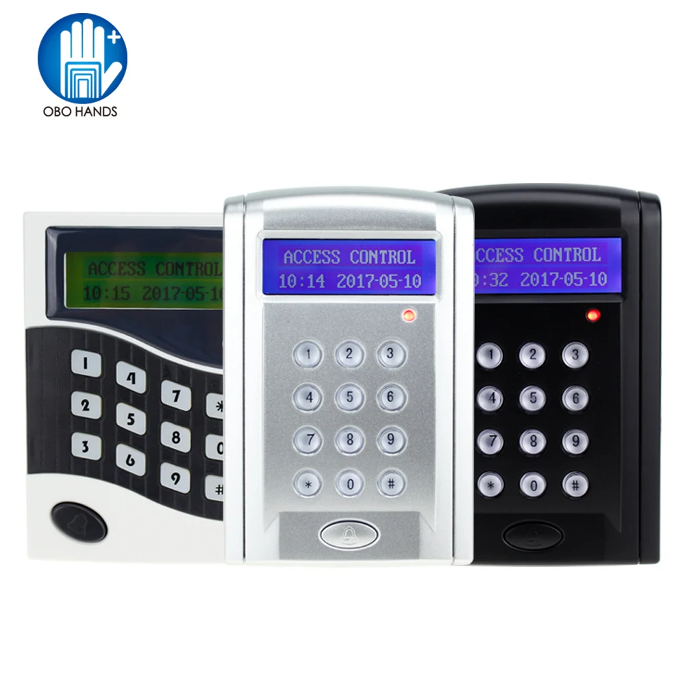 RFID Standalone access controller RS485 Keypad with LCD time display EM