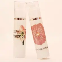 300 шт/партия 50 мл безвоздушная бутылка с пневмонасосом, косметический контейнер, пластиковая бутылка для лосьона