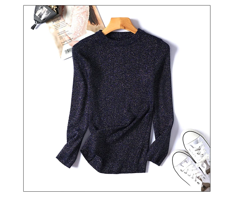 O-neck Knitted Sweater Long Sleeve Pullovers Women Autumn Pullover Feminino Solid Slim Elasticity Ladies Sweaters Winter 2018    (9)