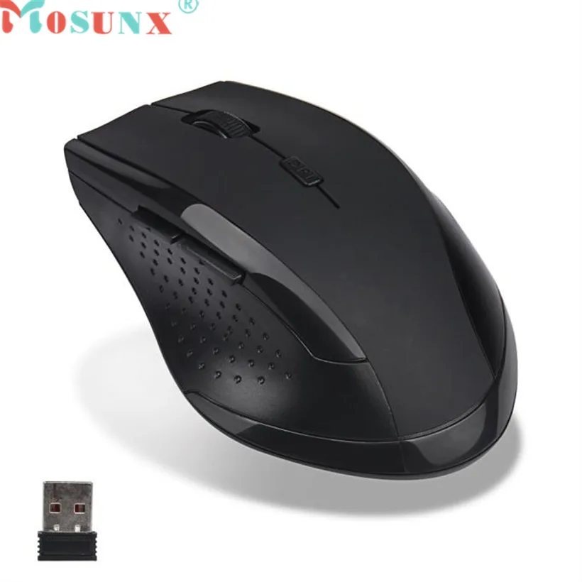 Беспроводная оптическая игровая мини мышь Mosunx 2 4 ГГц 6D USB 2000DPI мыши для ноутбука